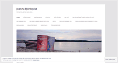 Desktop Screenshot of joannabjorkqvist.com